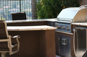 Backyards: Grills, barbecues, kitchens, fireplaces, & pits